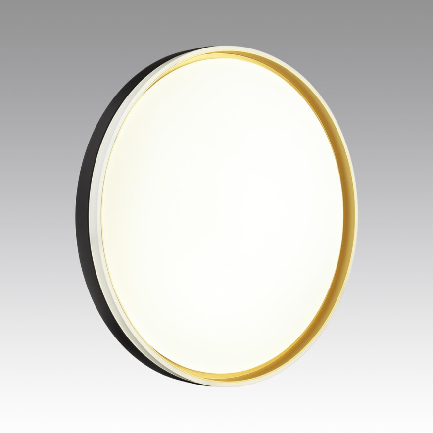 Настенно-потолочный светильник SONEX 7619/DL SAVI модерн белый/черный/золотистый 48W