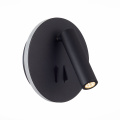 SL1586.413.01 Светильник настенный Черный LED 1*8W 3000K 624Lm Ra&gt;80 24° IP20 L-xW155xH155 170-240V Настенные светильники ST LUCE