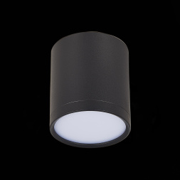 ST113.432.05 Светильник потолочный Черный LED 1*5W 3000K 390Lm Ra>90 120° IP20 D68xH75 170-240V Накладные светильники ST LUCE