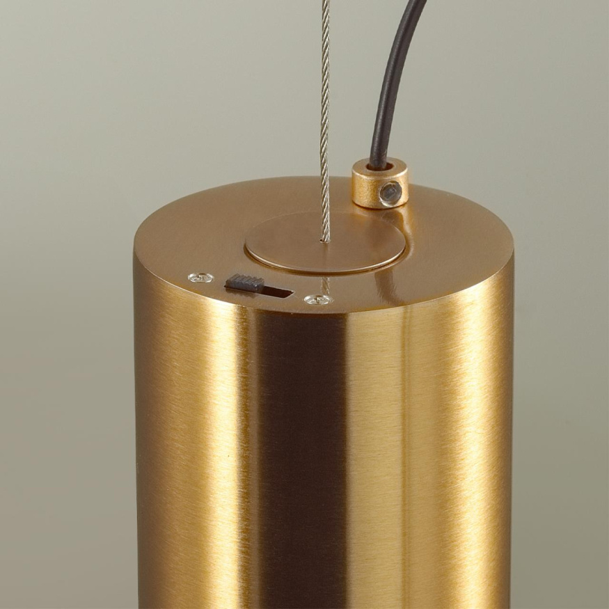 Подвесной светильник ODEON LIGHT 6687/25L MARBELLA модерн латунь/белый 40W