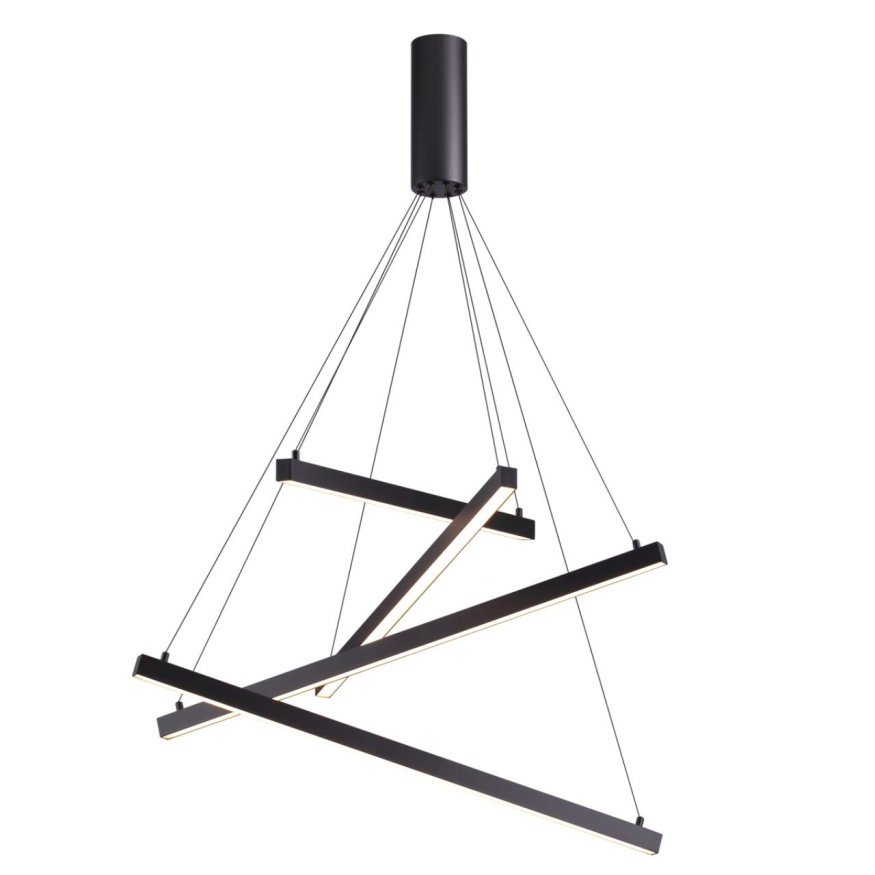 Подвесной светильник ODEON LIGHT 3860/48B COMETA хай-тек черный 48W