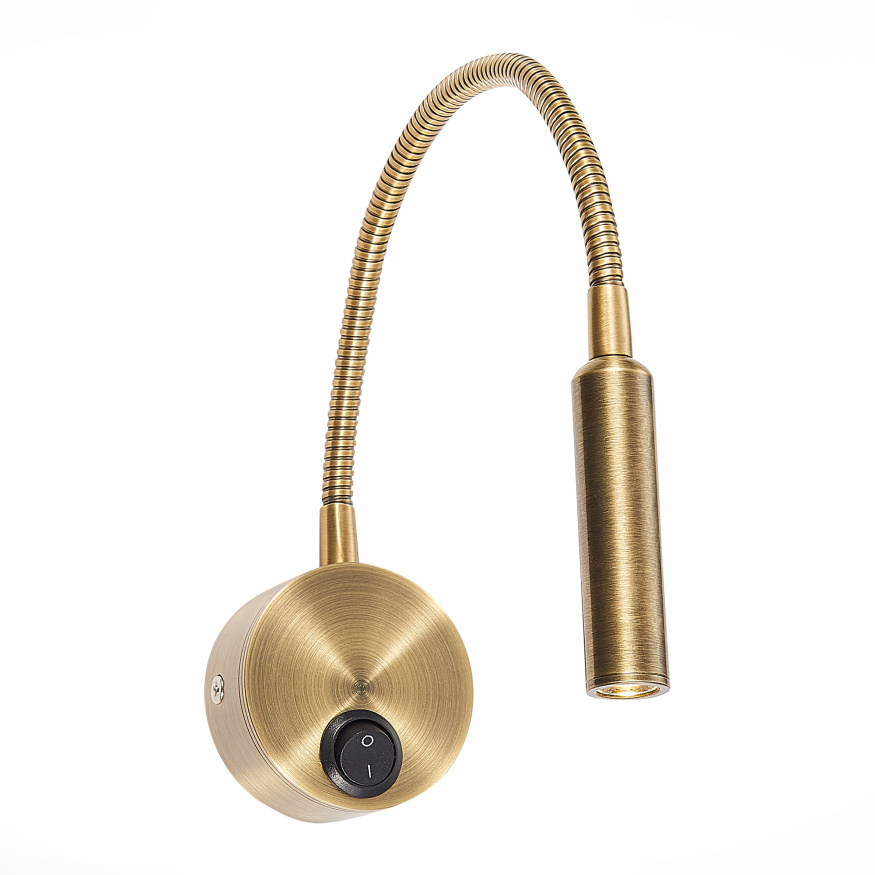 ST653.331.01 Светильник настенный ST-Luce Бронза/Бронза LED 1*3W 3000K Настенные светильники ST LUCE