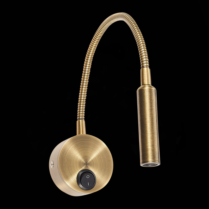 ST653.331.01 Светильник настенный ST-Luce Бронза/Бронза LED 1*3W 3000K Настенные светильники ST LUCE