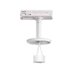 Светильник трековый однофазный без плафона (плафоны арт. 370694-370711) NOVOTECH 370683 UNITE хай-тек белый 50W