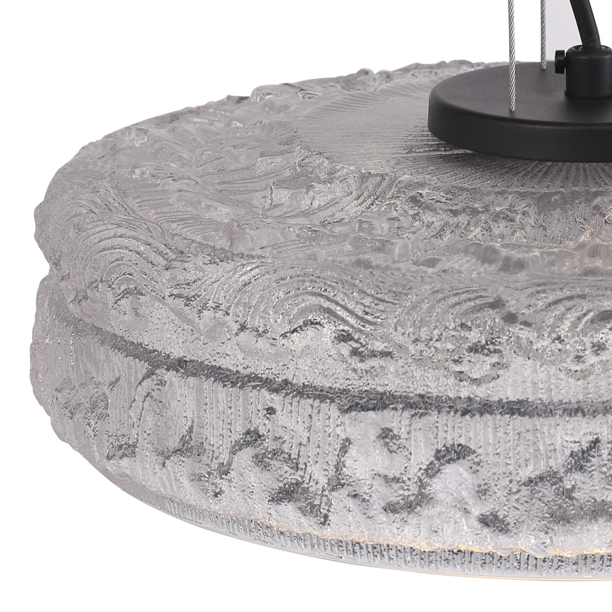 SL6143.403.01 Светильник подвесной ST-Luce черный/прозрачный LED 1*15W 4000K ANTIKE ST LUCE