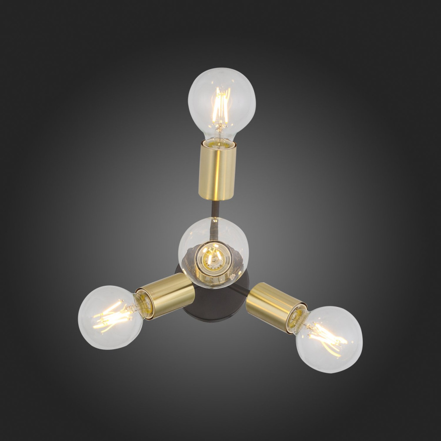 Бра Foglione SL437.401.04 ST Luce E27 2700K Лофт
