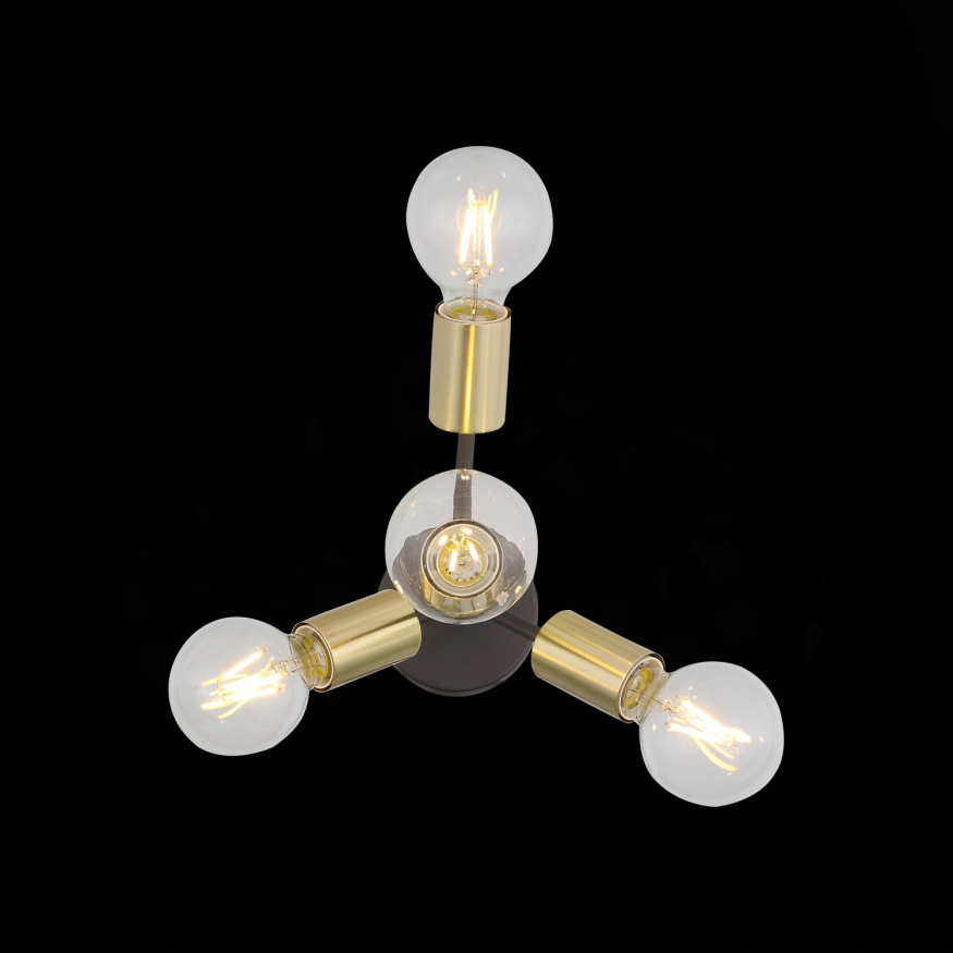 Бра Foglione SL437.401.04 ST Luce E27 2700K Лофт