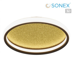 Потолочный светильник SONEX 7736/60L SHIMMERS модерн белый/золотой/черный 60W