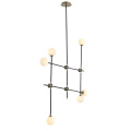 SL429.403.06 Светильник потолочный ST-Luce Черный, Золото/Белый G9 6*5W BASTONCINO ST LUCE