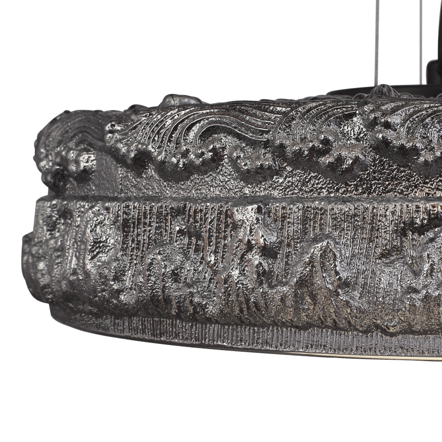 SL6143.413.01 Светильник подвесной ST-Luce черный/дымчатый LED 1*15W 4000K ANTIKE ST LUCE