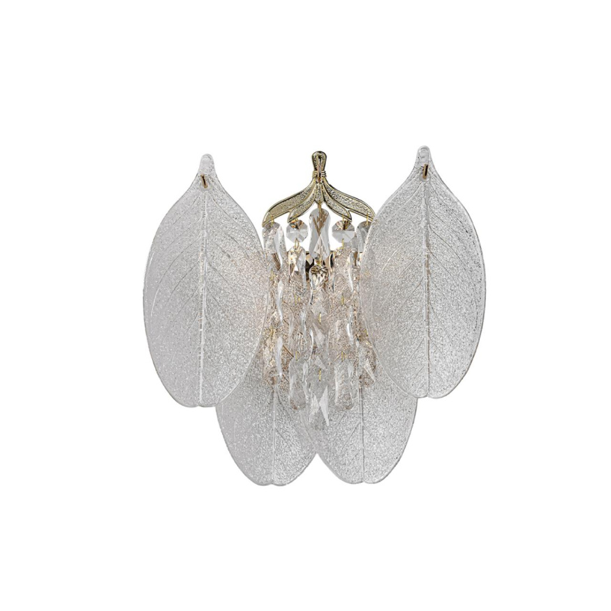 Бра ODEON LIGHT 5049/3W TEARS неоклассика золото/прозрачный 3x40W