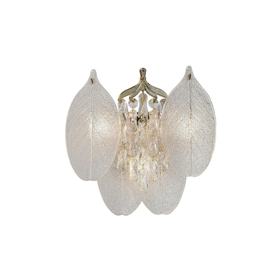 Бра ODEON LIGHT 5049/3W TEARS неоклассика золото/прозрачный 3x40W