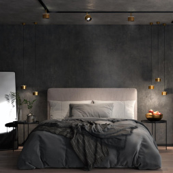 Светильник накладной светодиодный с переключателем цветовой температуры NOVOTECH 358969 GIRO бронза 12Вт вниз + 3Вт вверх