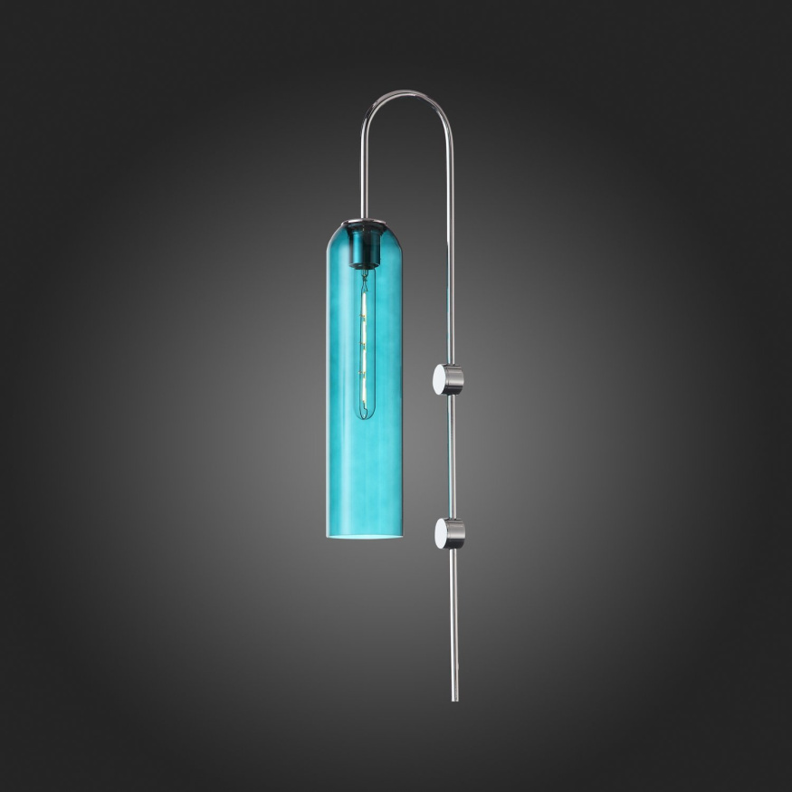 SL1145.181.01 Светильник настенный ST-Luce хром/зеленый E27 1*60W CALLANA ST LUCE