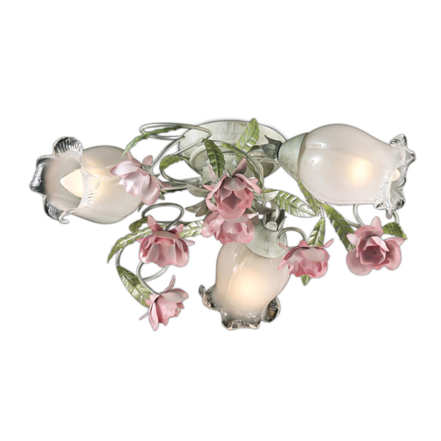 Потолочная люстра Ameli 2252/3C Odeon Light E14 Классический, Флористика, Прованс