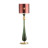Настольная лампа ODEON LIGHT EXCLUSIVE 4889/1T TOWER E27 1*60W золотой/зеленый/стекло модерн