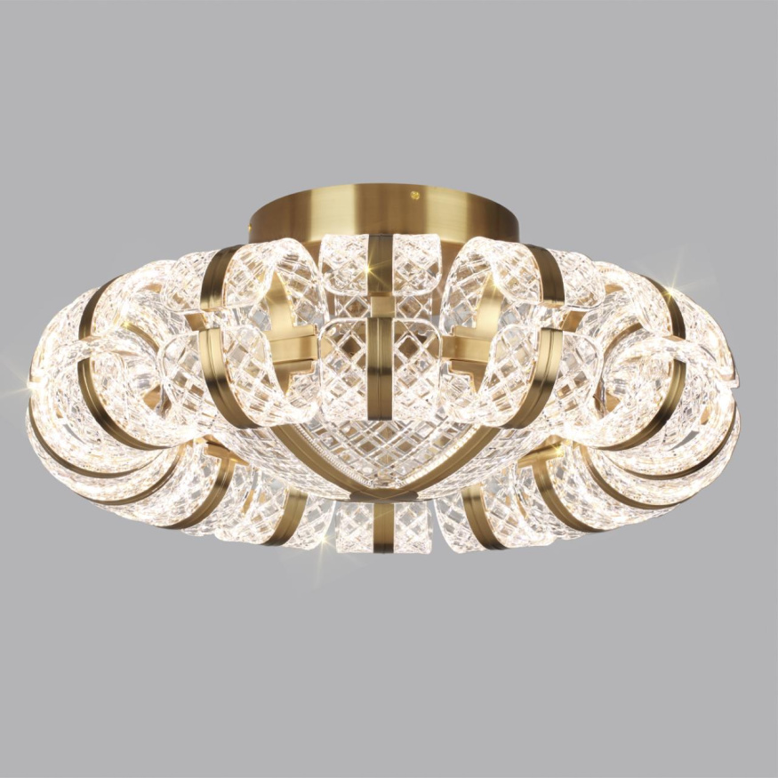 Люстра потолочная ODEON LIGHT 5030/104CL MIRAGE модерн античная бронза/прозрачный 104