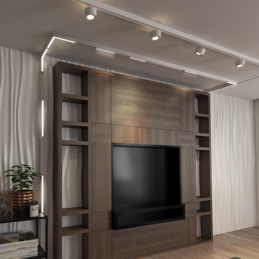 Трековый светильник для низковольного шинопровода диммируемый со сменой цветовой температуры NOVOTECH 358912 FLUM белый 24W