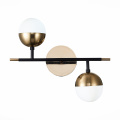 SL1507.421.02 Бра ST-Luce Черный/Белый, Золотистый G9 2*5W 4000K ALBERO ST LUCE