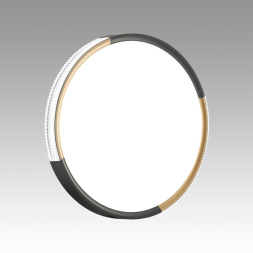 Настенно-потолочный светильник SONEX 7629/EL VELIO модерн белый/черный/золотистый 72W