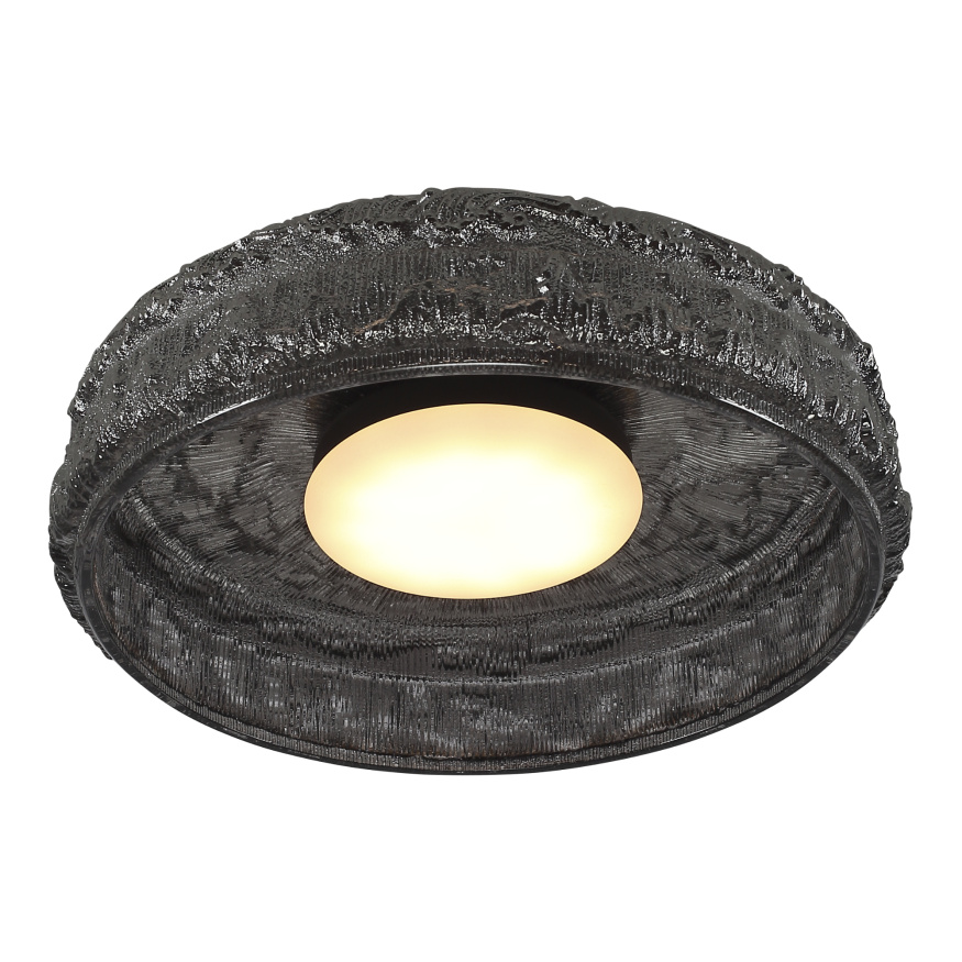 SL6143.412.01 Светильник потолочный ST-Luce черный/дымчатый LED 1*15W 4000K ANTIKE ST LUCE