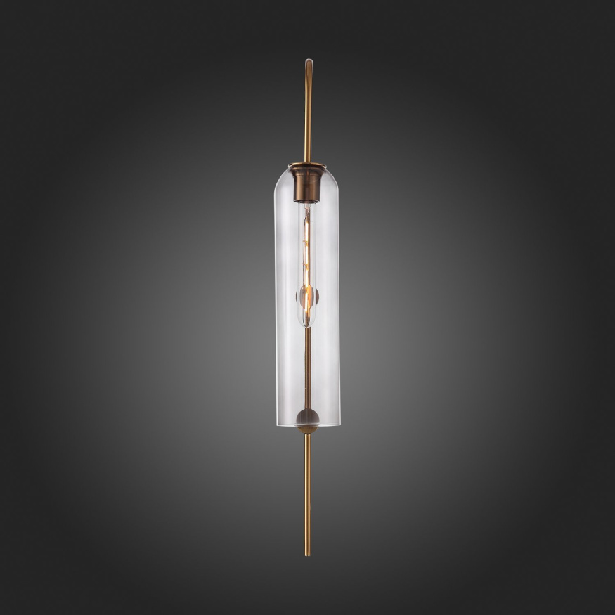 SL1145.341.01 Светильник настенный ST-Luce Латунь/Дымчатый E27 1*60W CALLANA ST LUCE