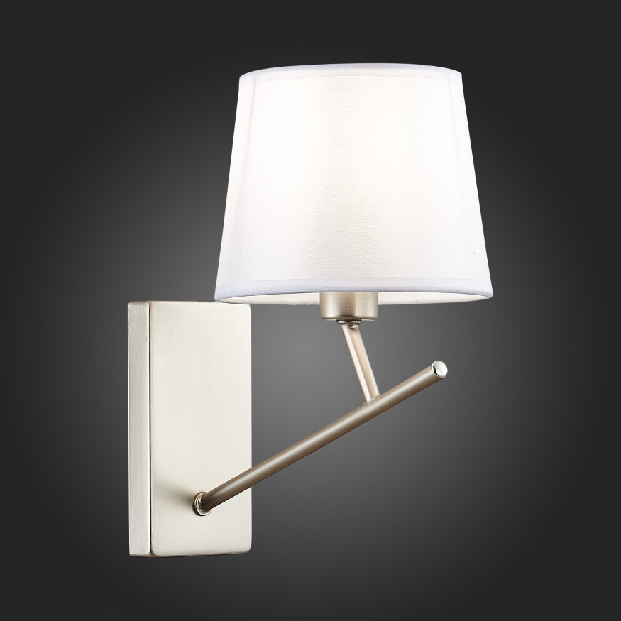 SLE300101-01 Светильник настенный Никель/Белый E14 1*40W DENICE EVOLUCE