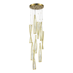 SL6205.303.09 Светильник подвесной ST-Luce Латунь/Прозрачный LED 1*99W 4000K ELICA ST LUCE