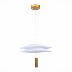 SL6101.203.01 Люстра подвесная ST-Luce Золотистый/Белый LED 1*10W 3000K ISOLA ST LUCE