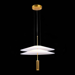 SL6101.203.01 Люстра подвесная ST-Luce Золотистый/Белый LED 1*10W 3000K ISOLA ST LUCE