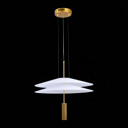 SL6101.203.01 Люстра подвесная ST-Luce Золотистый/Белый LED 1*10W 3000K ISOLA ST LUCE