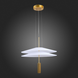 SL6101.203.01 Люстра подвесная ST-Luce Золотистый/Белый LED 1*10W 3000K ISOLA ST LUCE