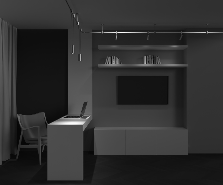 Трековый светильник Technical TR157-1-12W4K-BS