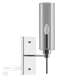 Бра ODEON LIGHT 4688/1W DIATRA хай-тек хром/дымчатый 1x40W