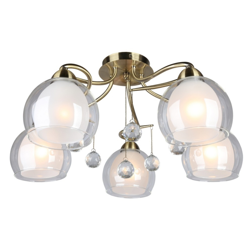 Потолочная люстра Maluventu OML-54717-05 Omnilux E27 Модерн