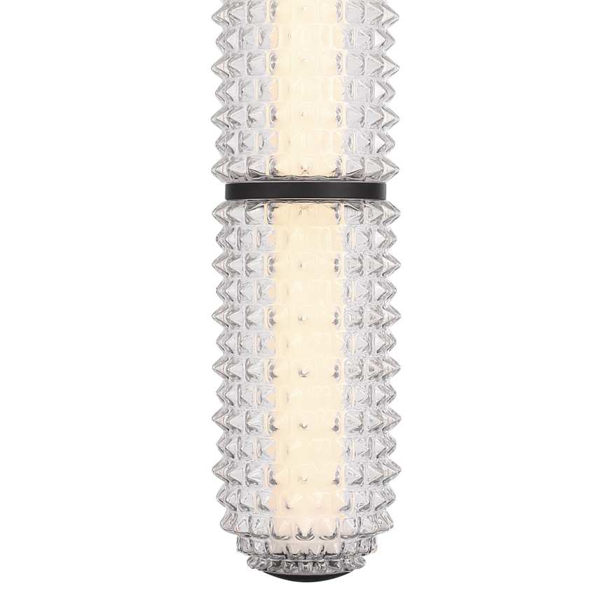 SL6144.403.01 Светильник подвесной ST-Luce черный/прозрачный LED 1*22W 4000K SAGUARO ST LUCE