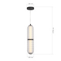 SL6144.403.01 Светильник подвесной ST-Luce черный/прозрачный LED 1*22W 4000K SAGUARO ST LUCE