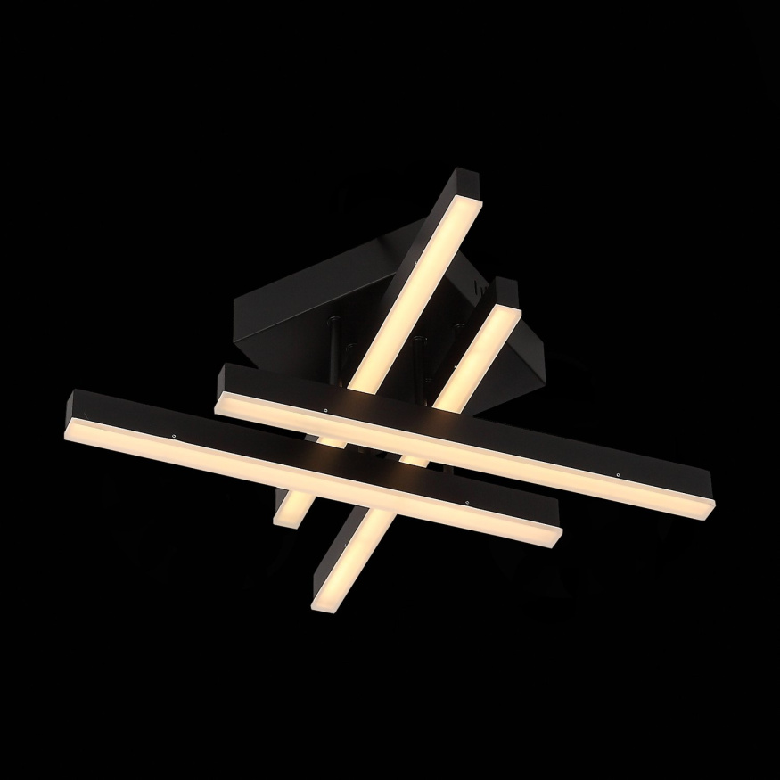 SL933.402.04 Люстра потолочная ST-Luce Черный/Черный, Белый LED 1*22W 3000K/4000K/6000K SAMENTO ST LUCE