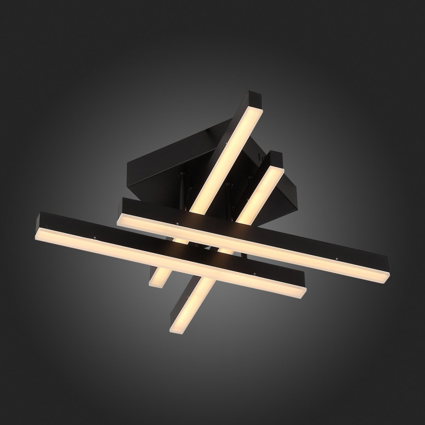 SL933.402.04 Люстра потолочная ST-Luce Черный/Черный, Белый LED 1*22W 3000K/4000K/6000K SAMENTO ST LUCE