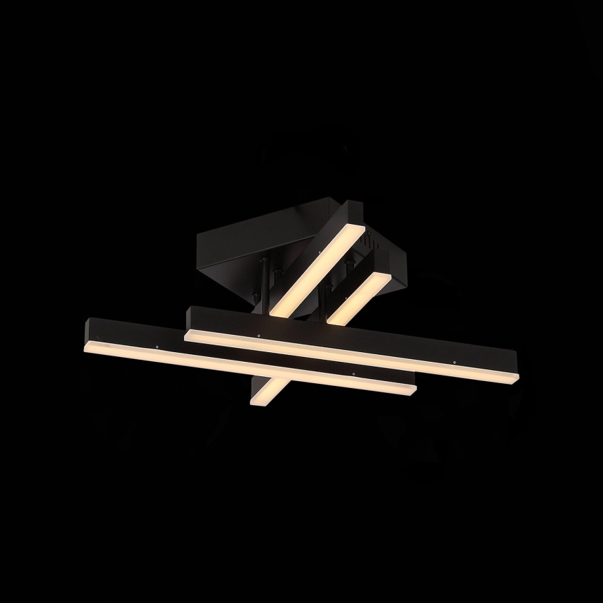 SL933.402.04 Люстра потолочная ST-Luce Черный/Черный, Белый LED 1*22W 3000K/4000K/6000K SAMENTO ST LUCE