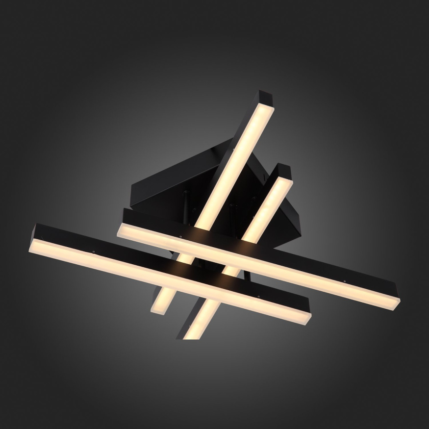 SL933.402.04 Люстра потолочная ST-Luce Черный/Черный, Белый LED 1*22W 3000K/4000K/6000K SAMENTO ST LUCE