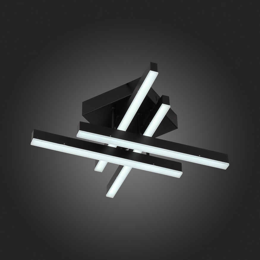 SL933.402.04 Люстра потолочная ST-Luce Черный/Черный, Белый LED 1*22W 3000K/4000K/6000K SAMENTO ST LUCE