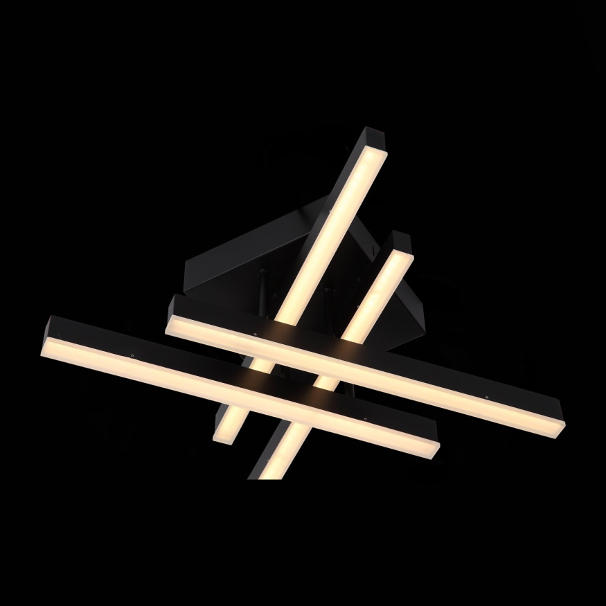 SL933.402.04 Люстра потолочная ST-Luce Черный/Черный, Белый LED 1*22W 3000K/4000K/6000K SAMENTO ST LUCE