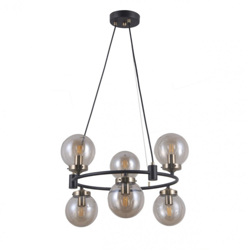 Подвесная люстра Sorrento OML-94003-06 Omnilux E14 2400-2800K Лофт