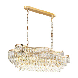 Люстра ODEON LIGHT 5073/15 WAYTA неоклассика золото/прозрачный 15x40W