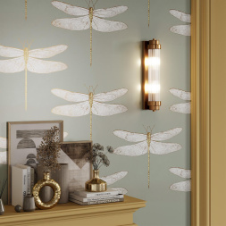 Настенный светильник ODEON LIGHT 4821/2W LORDI в классическом стиле бронзовый/прозрачный 2x40W