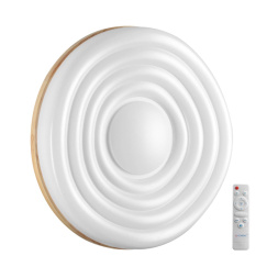 Настенно-потолочный светильник SONEX 7674/EL FASS WOOD модерн белый/натуральное дерево 70W