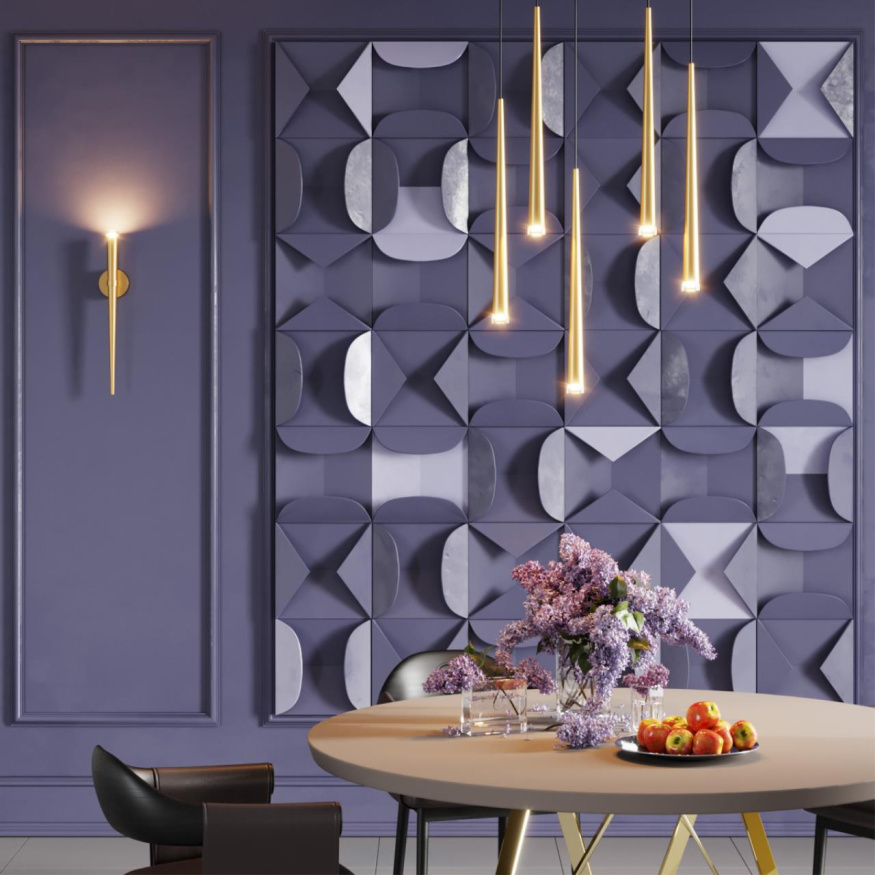 Подвесной светильник ODEON LIGHT 4352/5L FRIDA ар деко античная бронза 1x7W